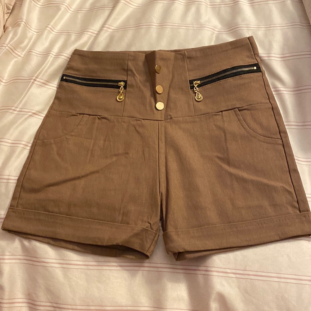 High waisted shorts